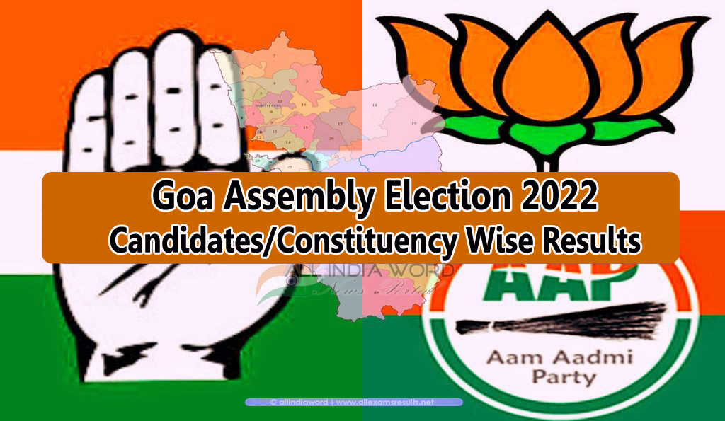 Goa Assembly Elections 2022 MLA Wise Results